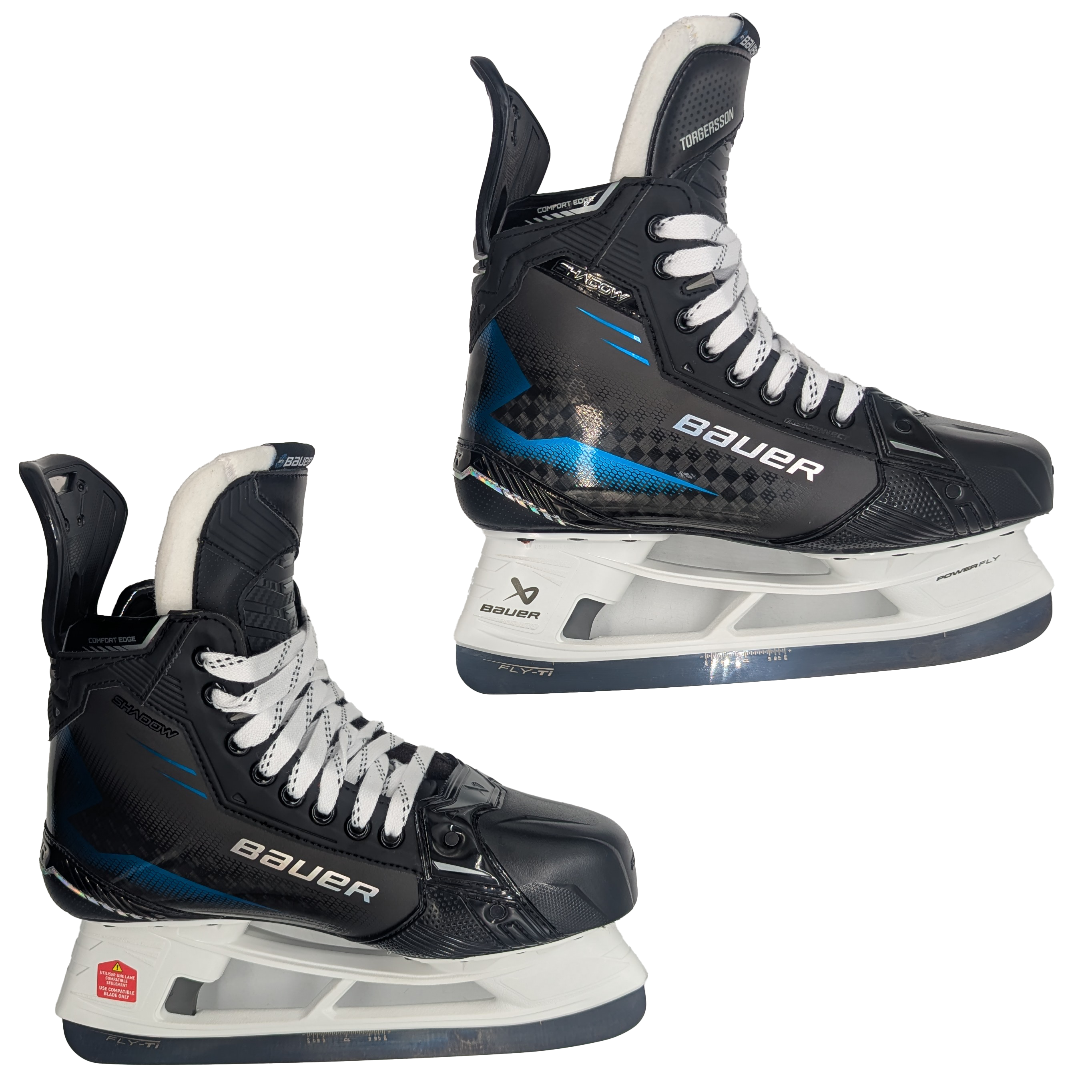 Patins de hockey Bauer Supreme Shadow - AHL Pro Stock - Taille L9.5 R9